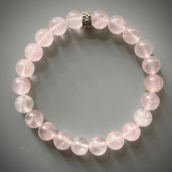 Heart Chakra Handcrafted Meditation Bead Bracelet Set - Picture 5 of 10